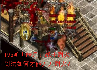 195������£�սʿ�һ𽣷���β��ܵ����һ�