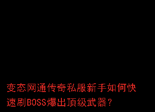 ��̬��ͨ����˽��������ο���ˢBOSS��������������